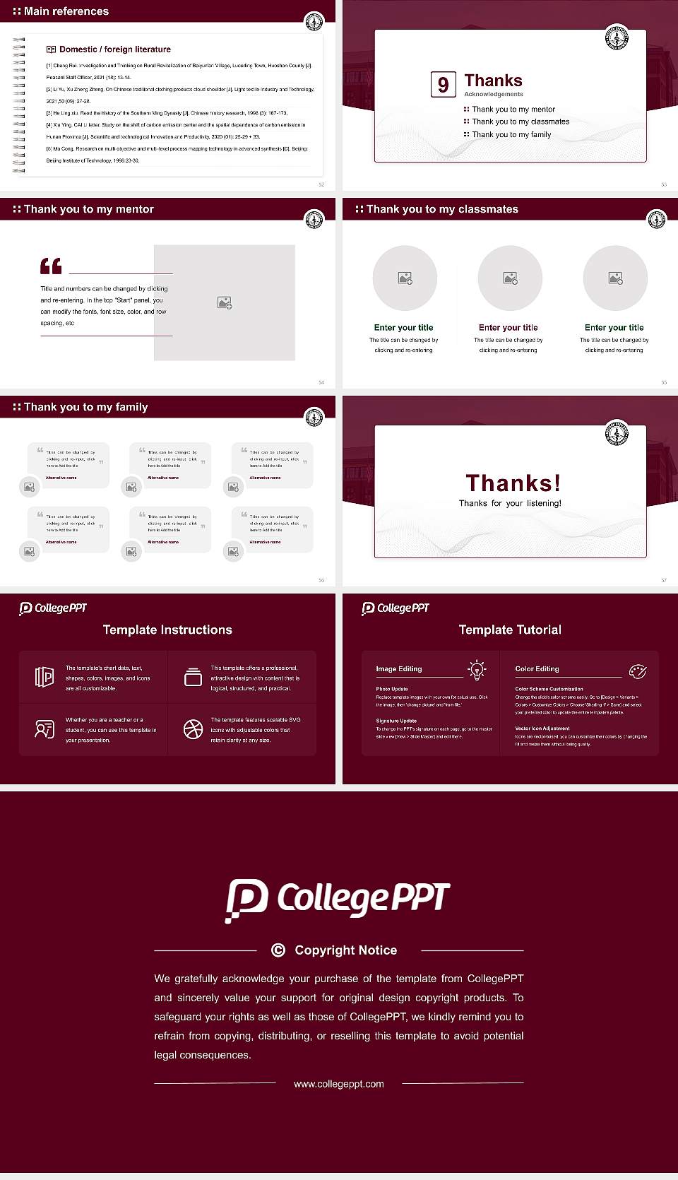 Western University of Health Sciences（WesternU-Oregon） Graduation Thesis Defense PPT Template16:9 ratio PPT effect preview image7