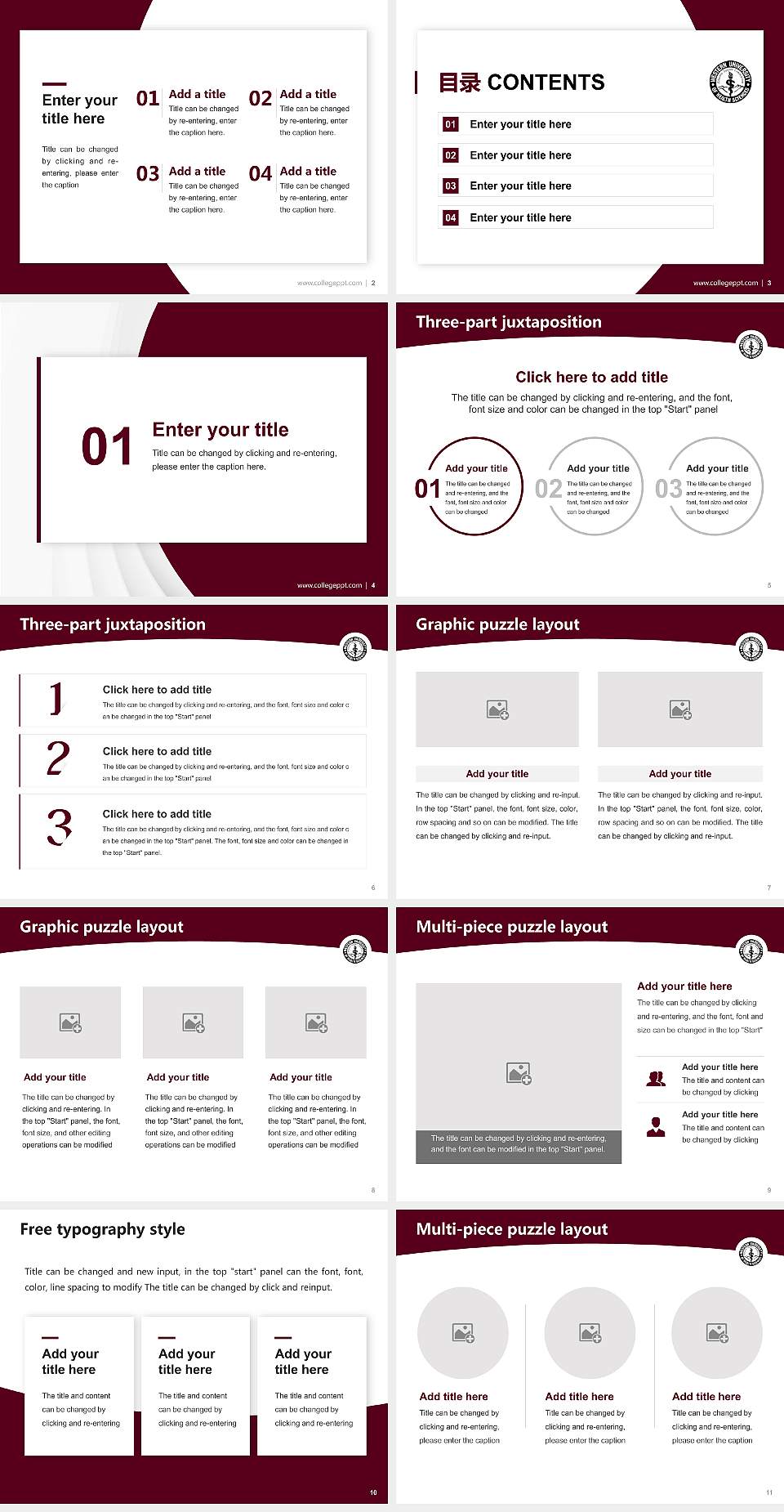 Western University of Health Sciences（WesternU-Oregon） Academic Presentation/Research Findings Report PPT Template4:3 ratio PPT effect preview image2