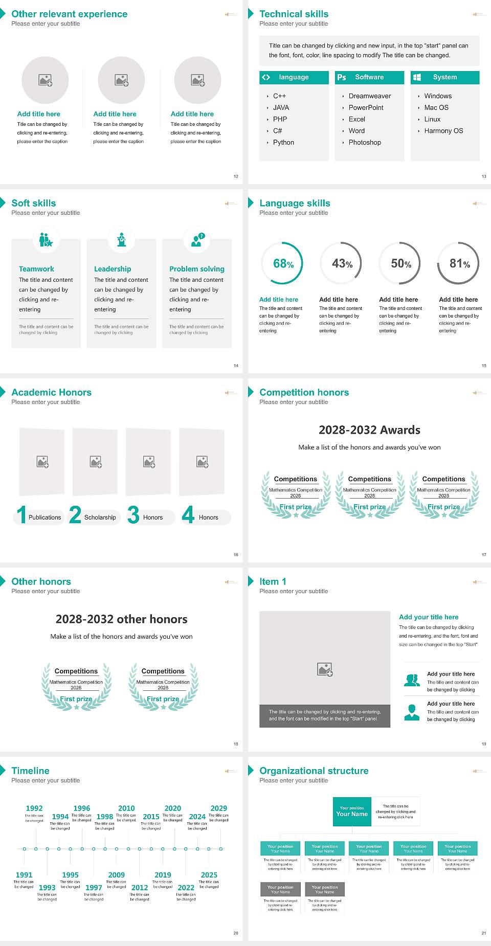 Western Michigan University Homer Stryker M.D. School of Medicine Resume PPT Template4:3 ratio PPT effect preview image3