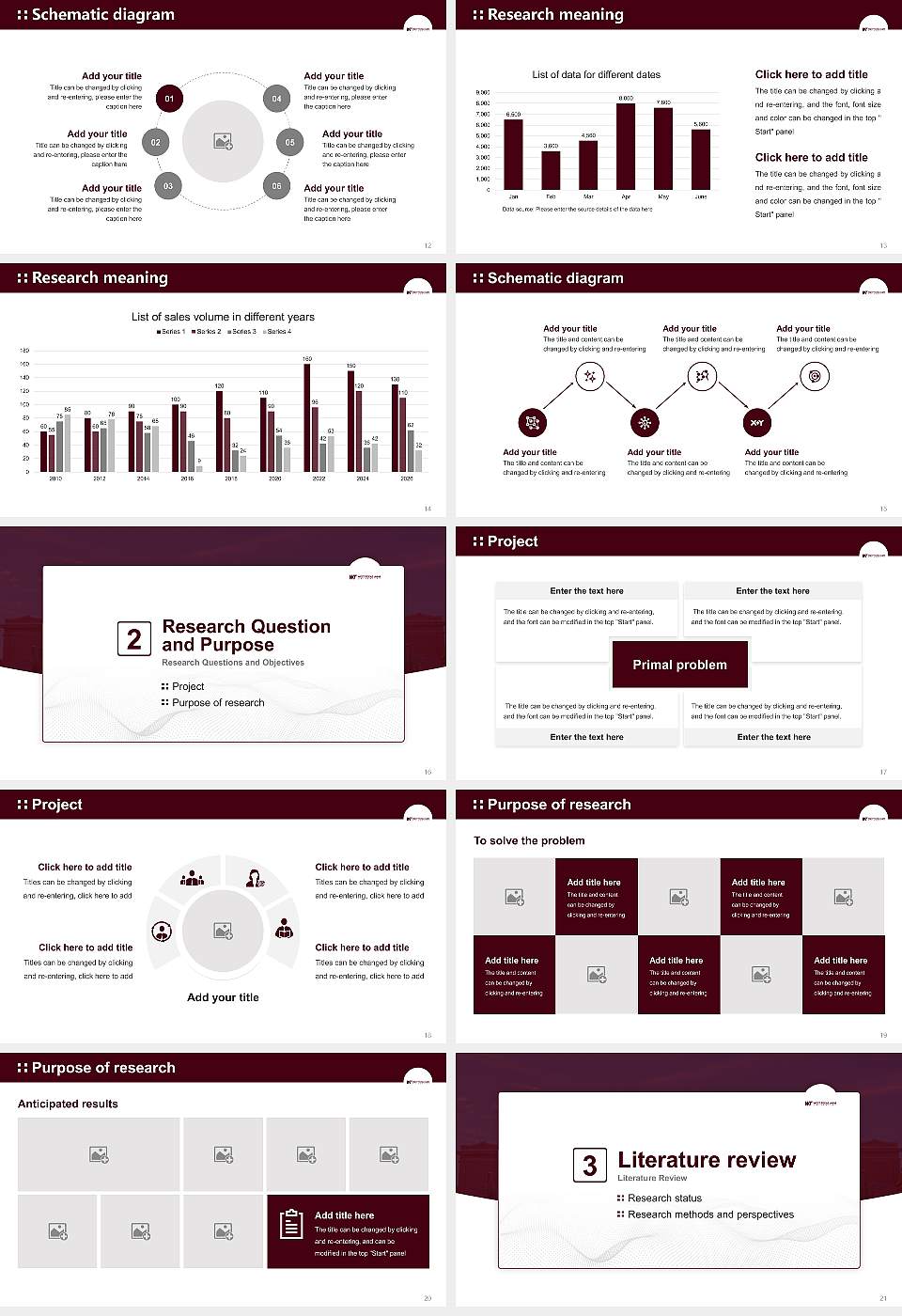 West Texas a & M University Graduation Thesis Defense PPT Template16:9 ratio PPT effect preview image3