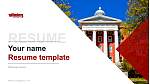 Wittenberg University Resume PPT Template