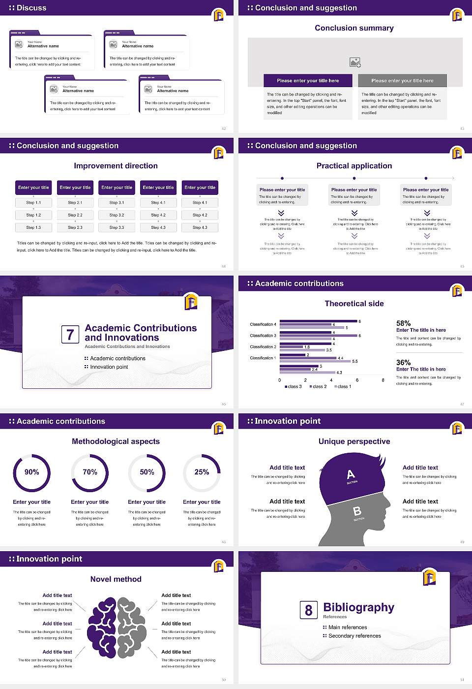 Western New Mexico University Graduation Thesis Defense PPT Template16:9 ratio PPT effect preview image6