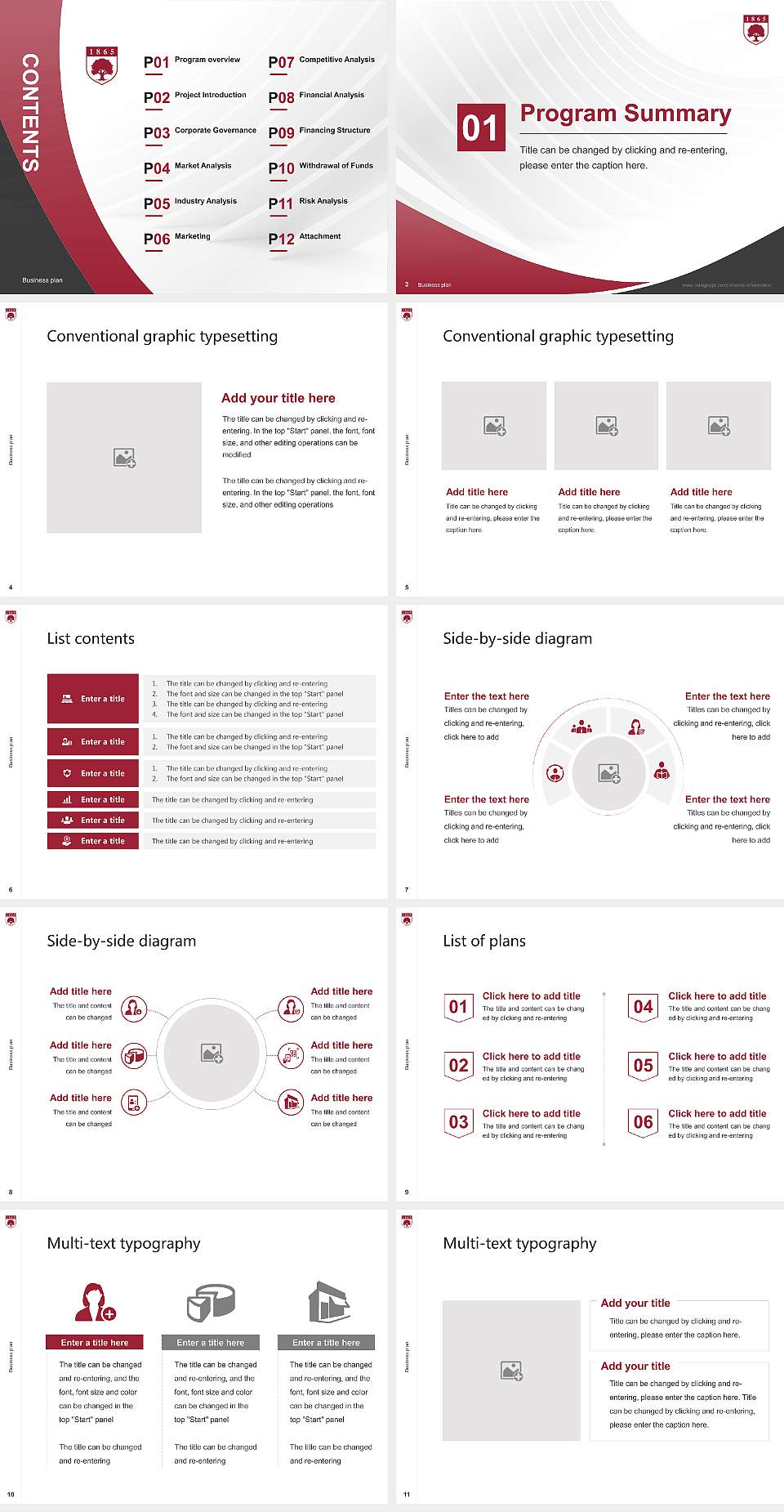 Westminster Choir College Competition/Entrepreneurship Contest PPT Template4:3 ratio PPT effect preview image2