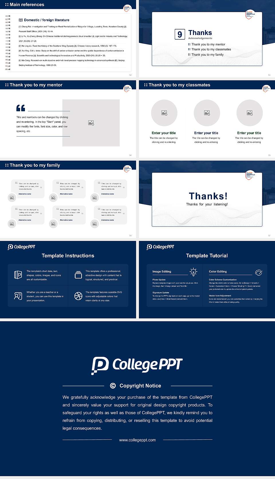 Western Connecticut State University （Midtown Campus） Graduation Thesis Defense PPT Template16:9 ratio PPT effect preview image7