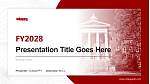 Wittenberg University Academic Presentation/Research Findings Report PPT Template