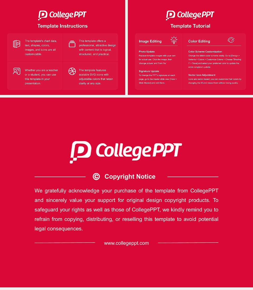 Wheeling University Academic Presentation/Research Findings Report PPT Template4:3 ratio PPT effect preview image5