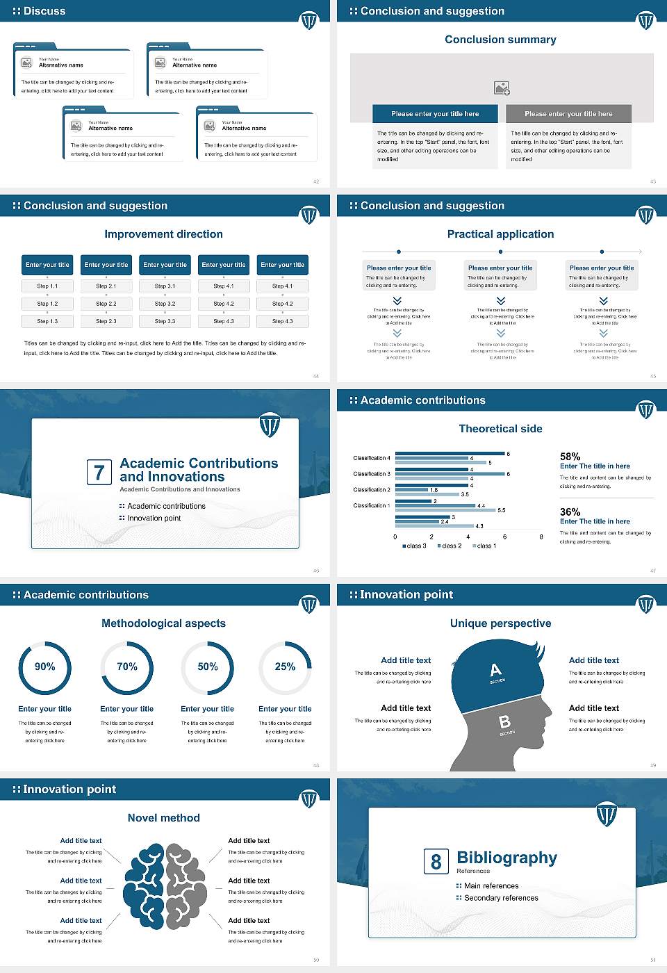 William James College Graduation Thesis Defense PPT Template16:9 ratio PPT effect preview image6