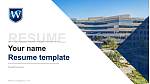 Westcliff University Resume PPT Template