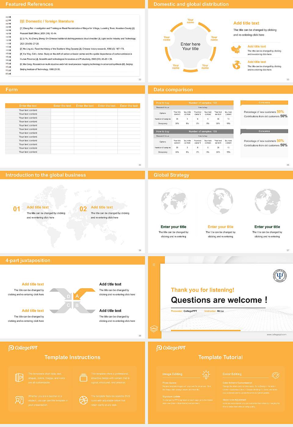 Wisconsin School of Professional Psychology Thesis Proposal/Graduation Defense PPT Template16:9 ratio PPT effect preview image4