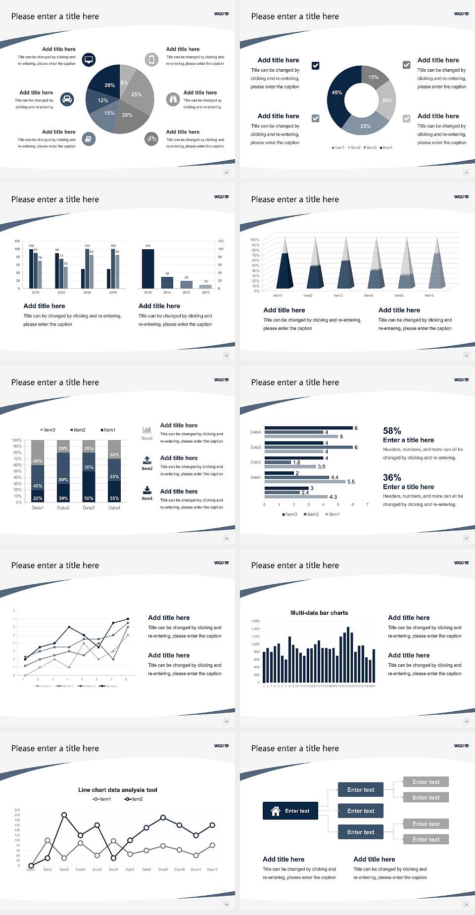 Western Governors University Course/Courseware Creation PPT Template4:3 ratio PPT effect preview image3