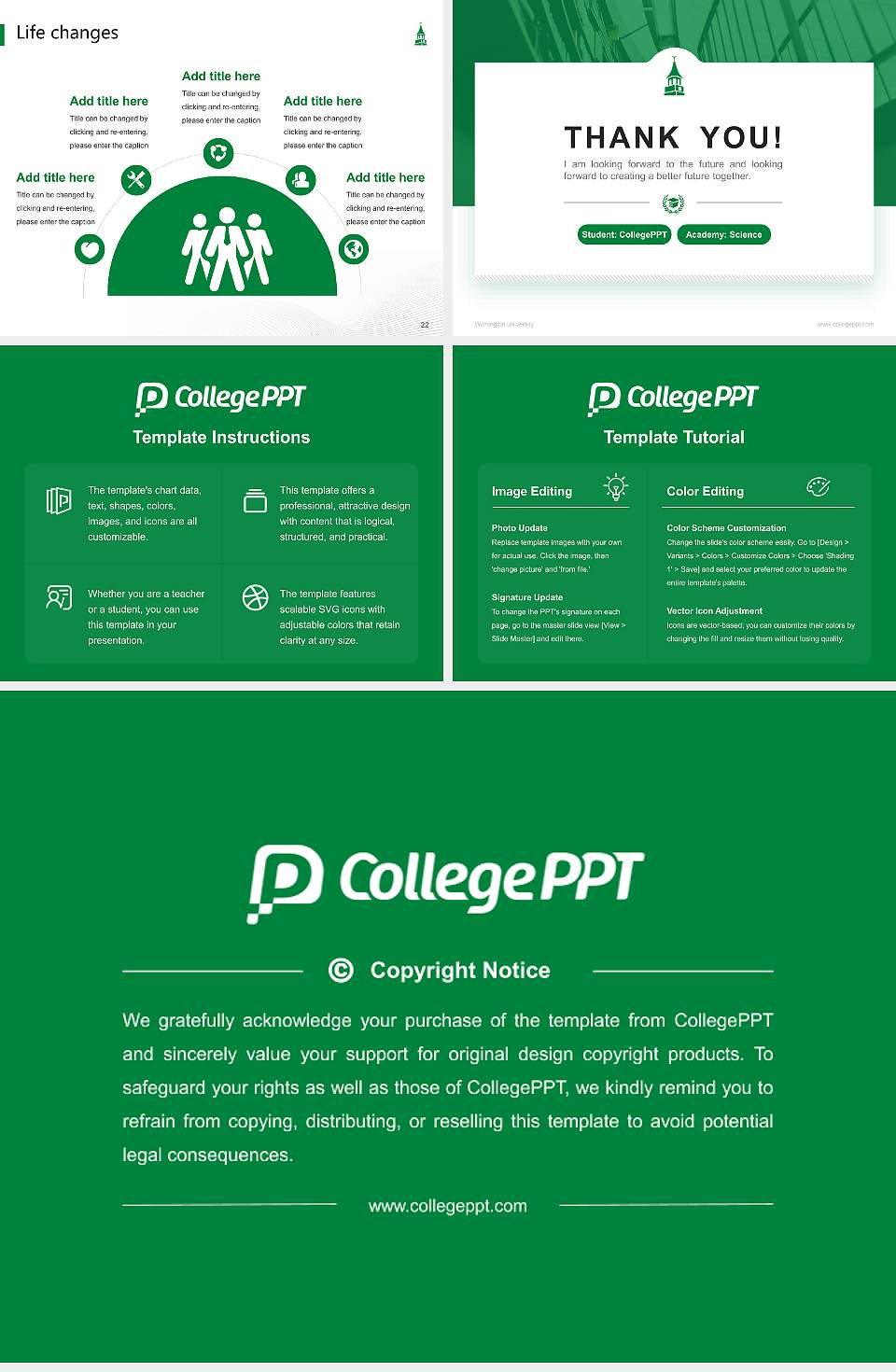 Wilmington University National Scholarship Defense PPT Template4:3 ratio PPT effect preview image4