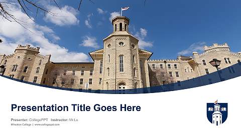 Wheaton College Course/Courseware Creation PPT Template