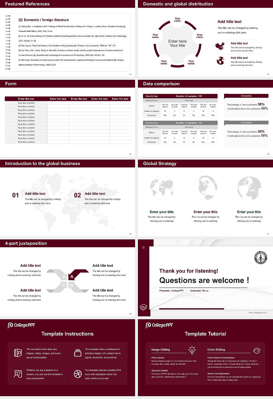 Western University of Health Sciences （Pomona campus） Thesis Proposal/Graduation Defense PPT Template16:9 ratio PPT effect preview image4