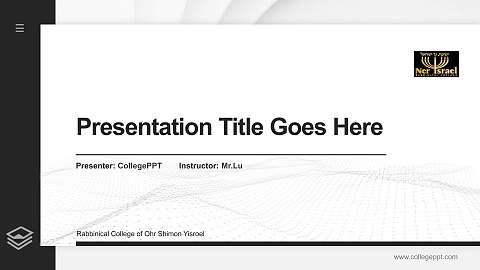 Rabbinical College of Ohr Shimon Yisroel Thesis Proposal/Graduation Defense PPT Template