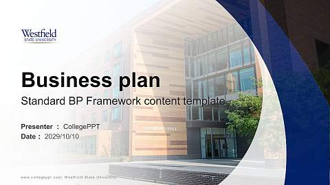 Westfield State University Competition/Entrepreneurship Contest PPT Template