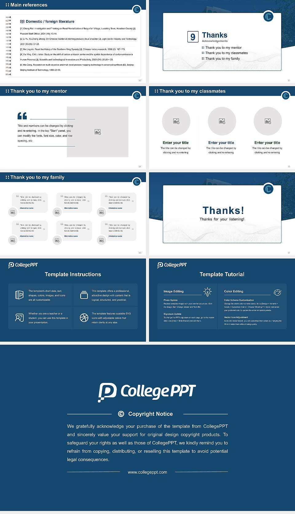 Western Michigan University-Thomas M. Cooley Law School Graduation Thesis Defense PPT Template16:9 ratio PPT effect preview image7