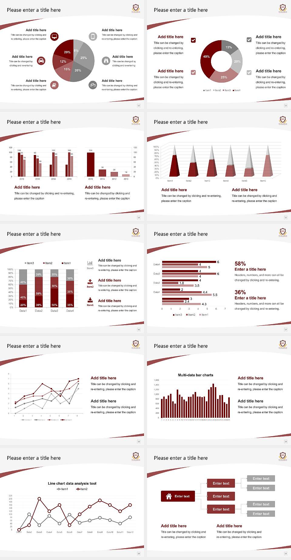 Williamson Christian College Course/Courseware Creation PPT Template4:3 ratio PPT effect preview image3