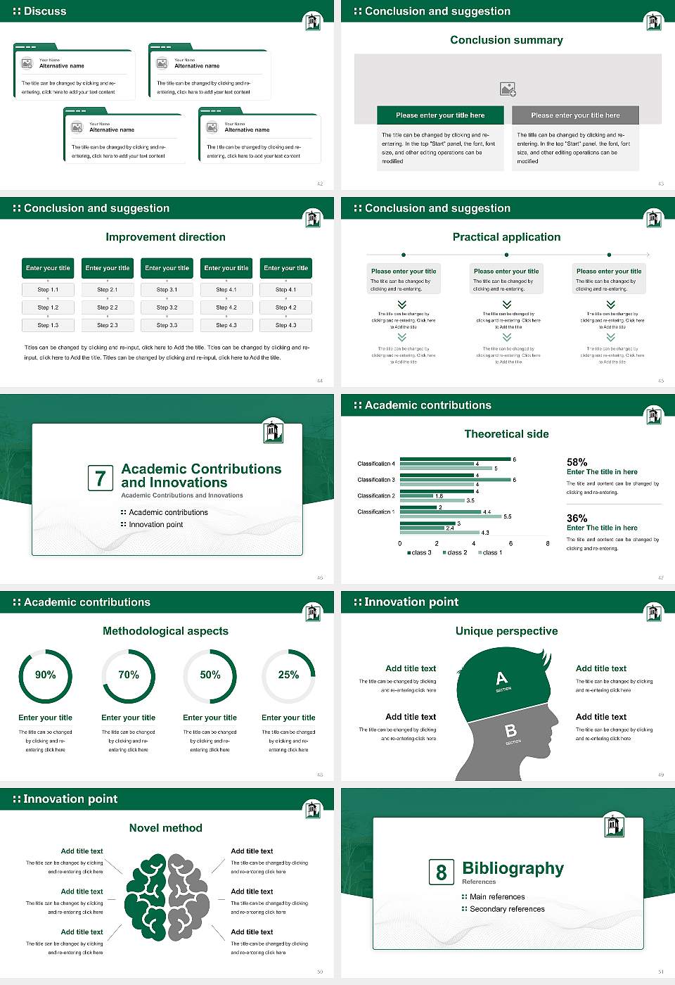 Wisconsin Lutheran College Graduation Thesis Defense PPT Template16:9 ratio PPT effect preview image6