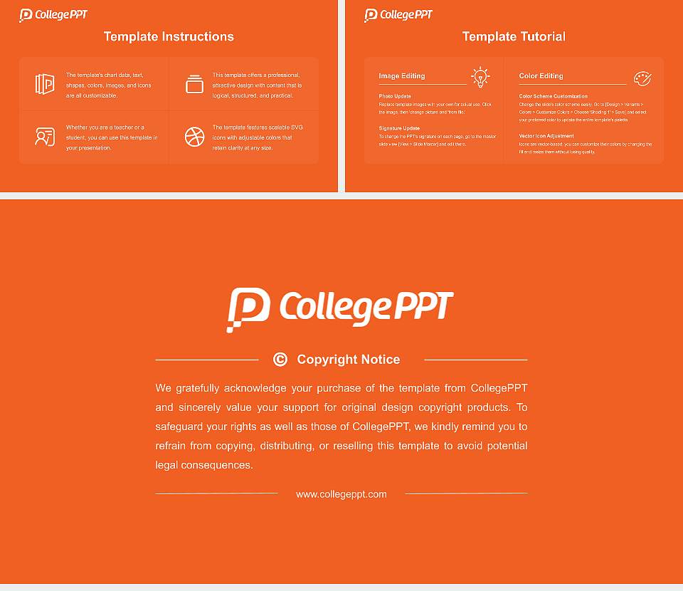 William Paterson University of New Jersey Course/Courseware Creation PPT Template16:9 ratio PPT effect preview image5