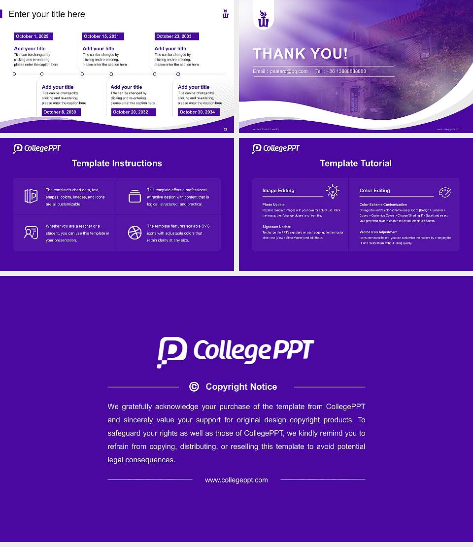 Winona State University Lecture Sharing and Networking Event PPT Template16:9 ratio PPT effect preview image4