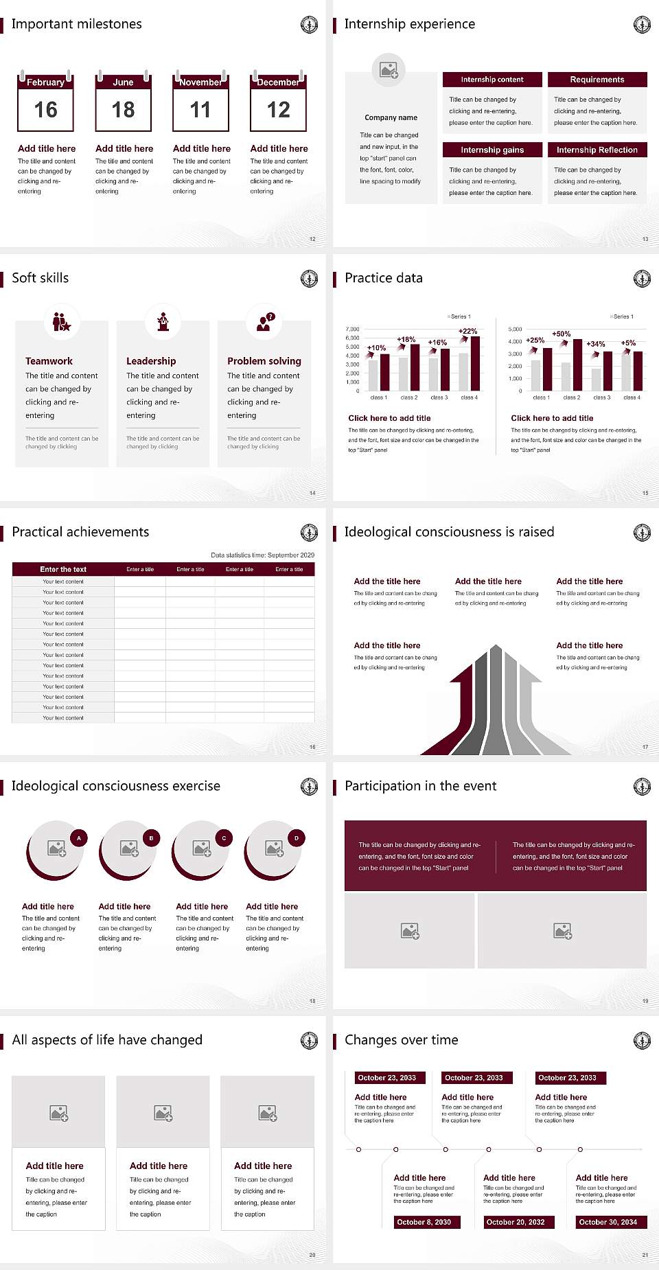 Western University of Health Sciences（WesternU-Oregon） National Scholarship Defense PPT Template4:3 ratio PPT effect preview image3