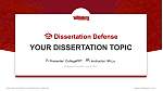 Wittenberg University Graduation Thesis Defense PPT Template