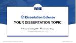 Western New England University학위 논문 방어PPT 템플릿