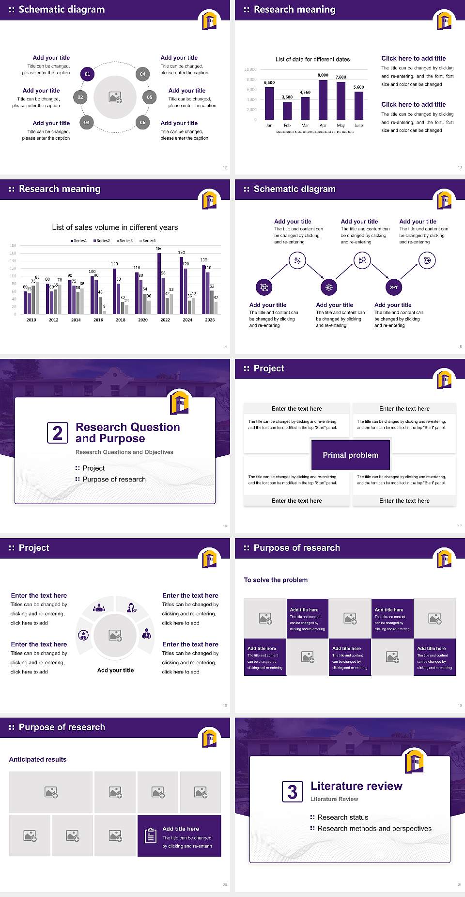 Western New Mexico University Graduation Thesis Defense PPT Template4:3 ratio PPT effect preview image3