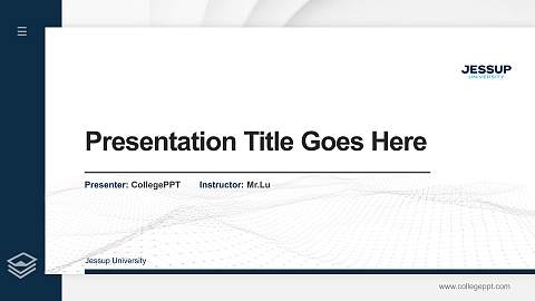 Jessup University Thesis Proposal/Graduation Defense PPT Template