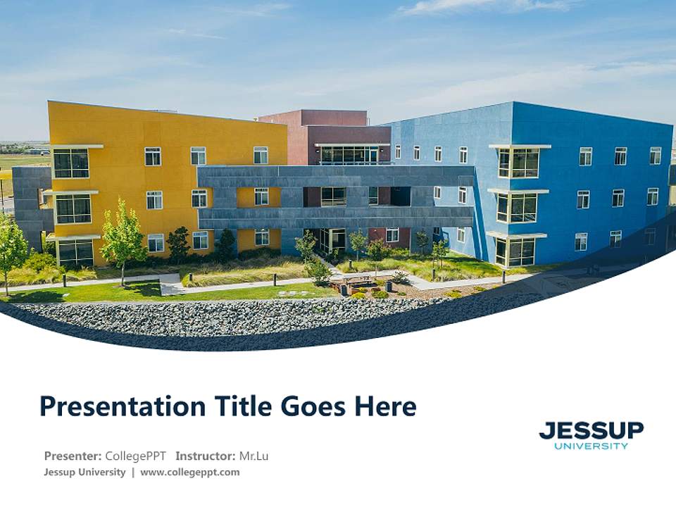 Jessup University Course/Courseware Creation PPT Template4:3 ratio PPT effect preview image5
