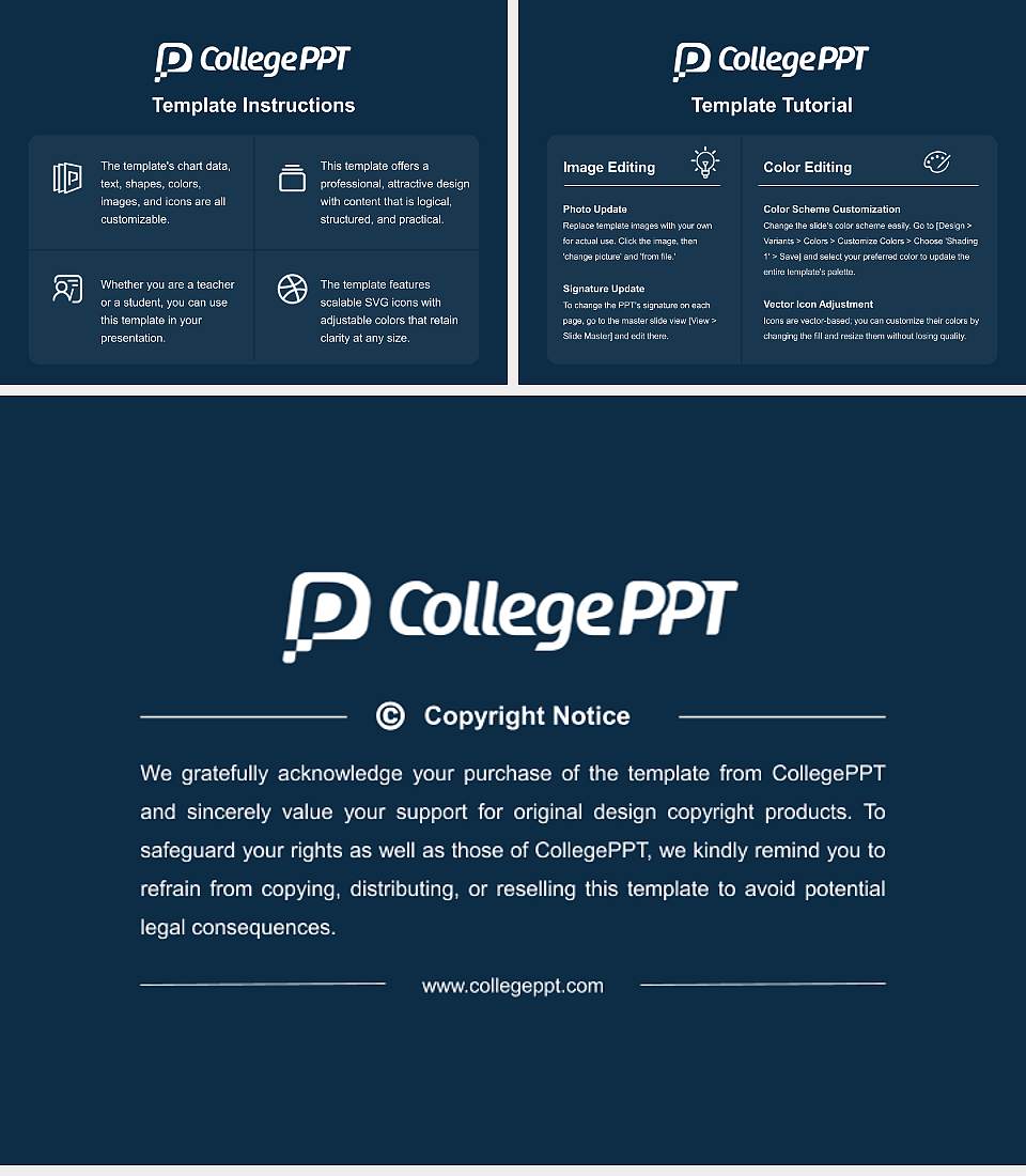 Jessup University Course/Courseware Creation PPT Template4:3 ratio PPT effect preview image5