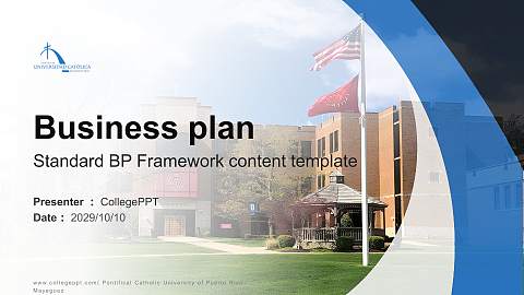 Pontifical Catholic University of Puerto Rico-Mayaguez Competition/Entrepreneurship Contest PPT Template