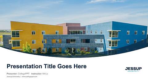 Jessup University Course/Courseware Creation PPT Template