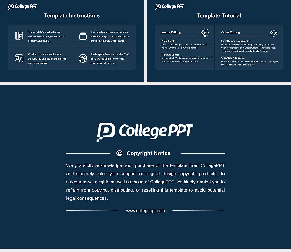 Jessup University Course/Courseware Creation PPT Template16:9 ratio PPT effect preview image5
