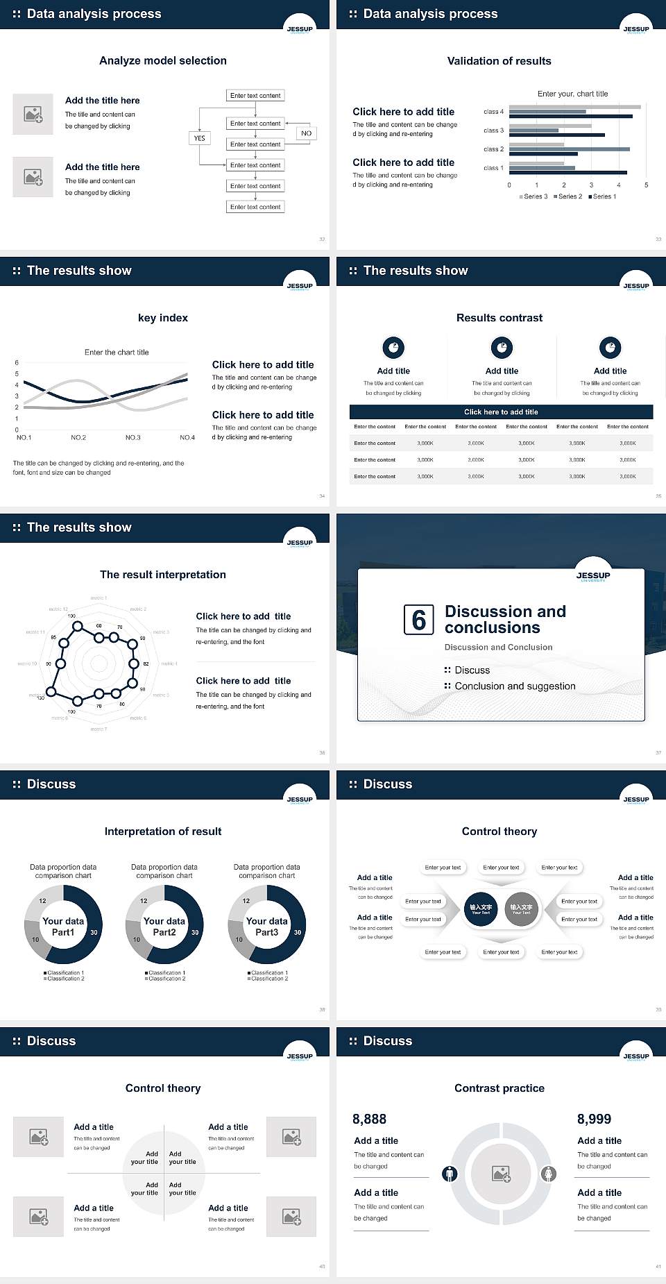Jessup University Graduation Thesis Defense PPT Template4:3 ratio PPT effect preview image5