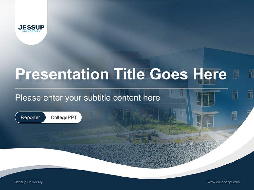 Jessup University Lecture Sharing and Networking Event PPT Template4:3 ratio PPT effect preview image4