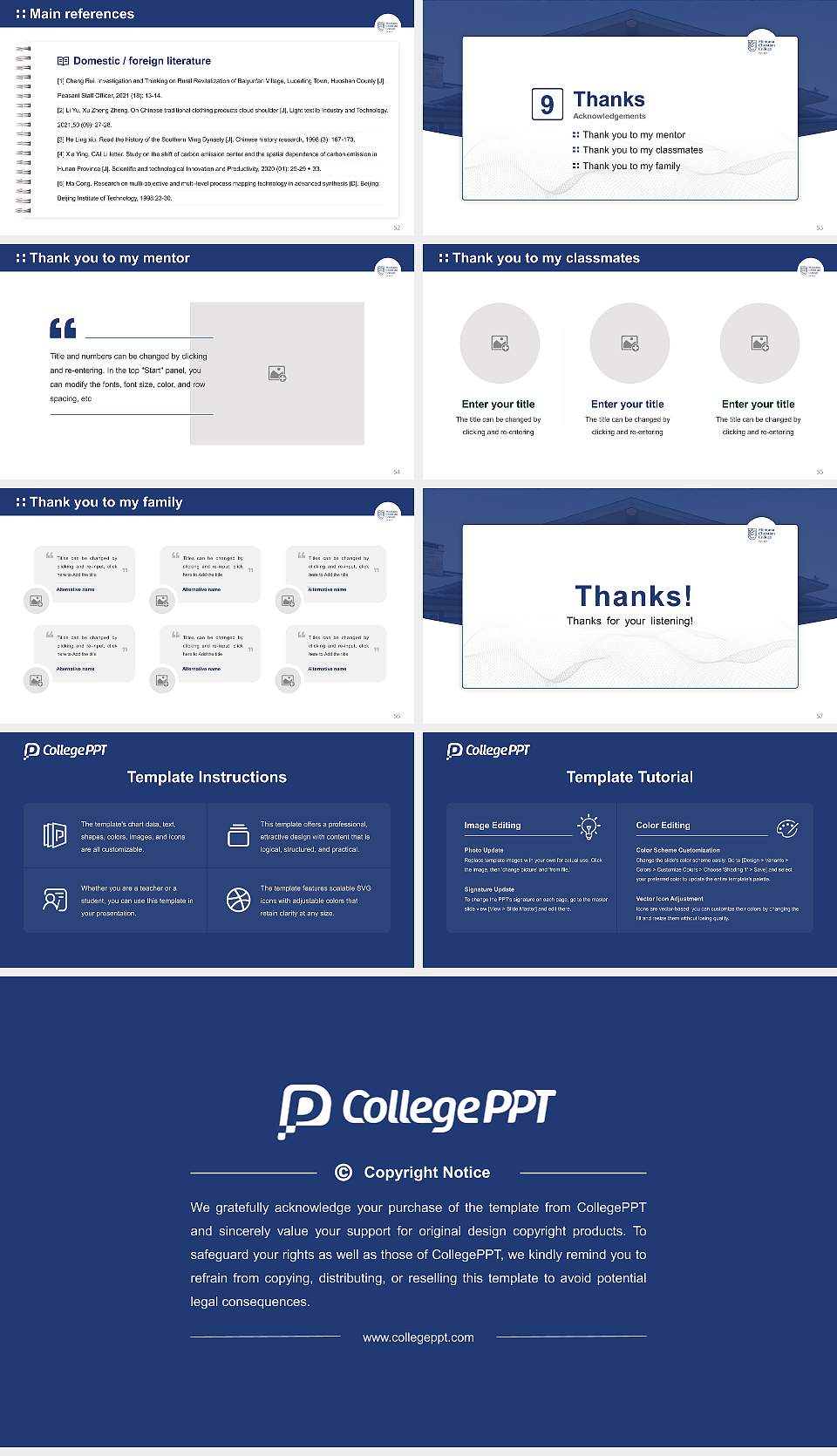 Montana Christian College Graduation Thesis Defense PPT Template16:9 ratio PPT effect preview image7