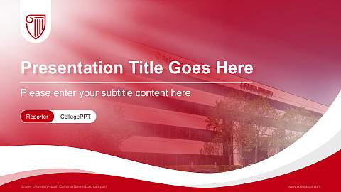 Strayer University-North Carolina(Greensboro campus) Lecture Sharing and Networking Event PPT Template