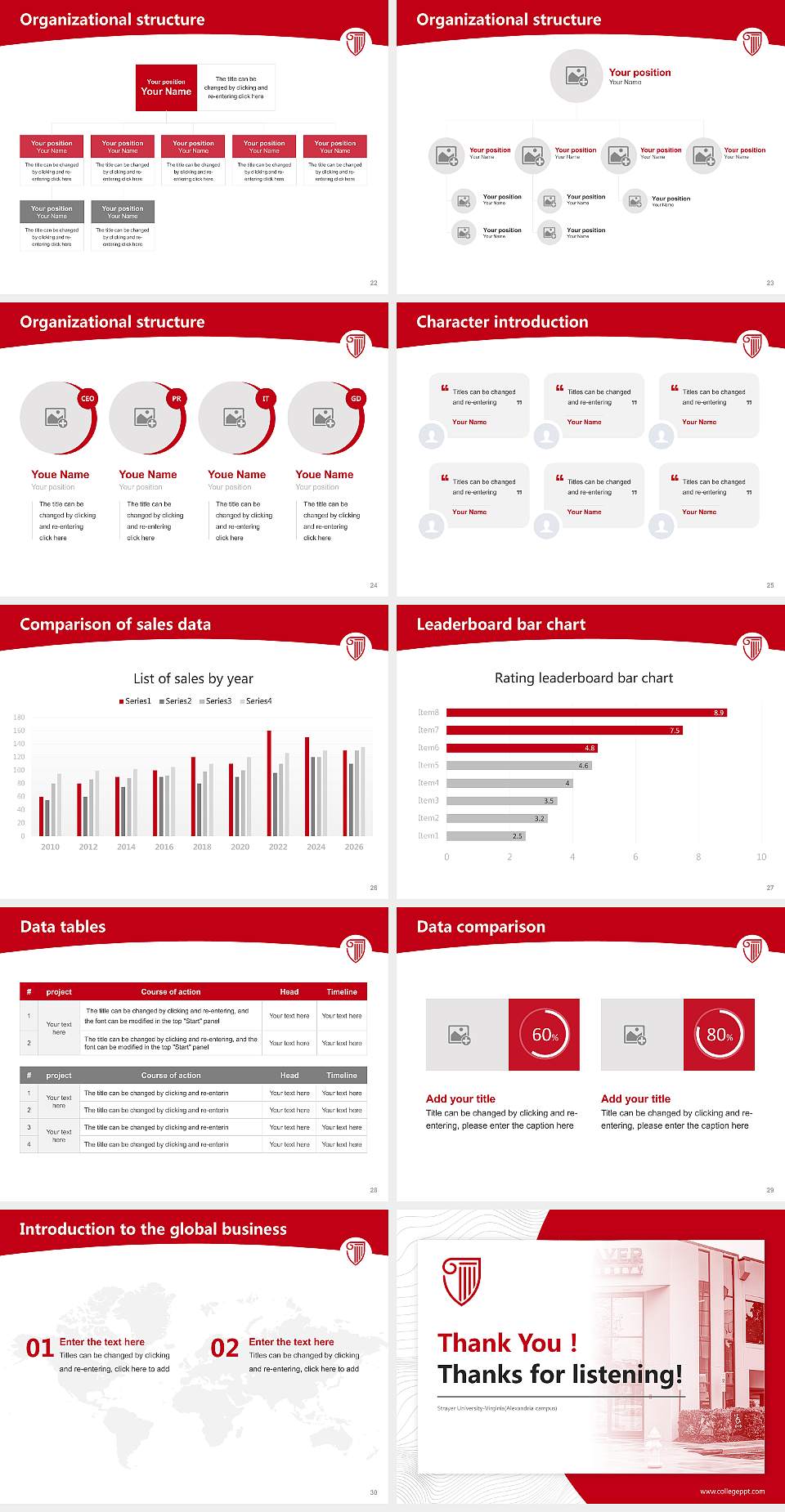 Strayer University-Virginia(Alexandria campus) Academic Presentation/Research Findings Report PPT Template4:3 ratio PPT effect preview image4