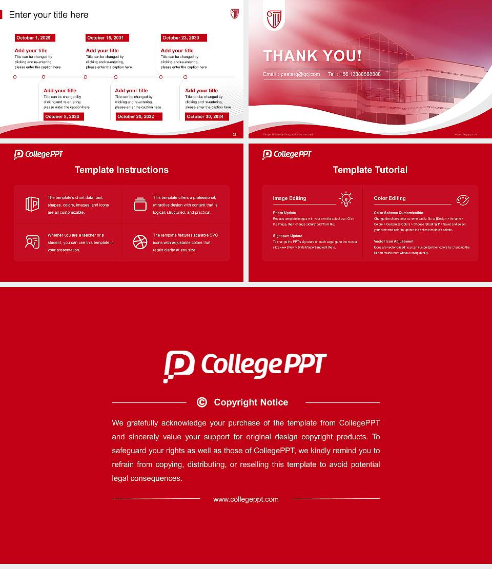 Strayer University-Georgia(Morrow campus) Lecture Sharing and Networking Event PPT Template16:9 ratio PPT effect preview image4