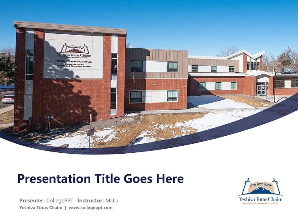 Yeshiva Toras Chaim Course/Courseware Creation PPT Template4:3 ratio PPT effect preview image5