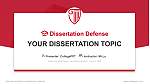 Strayer University-Texas（San Antonio campus） Graduation Thesis Defense PPT Template