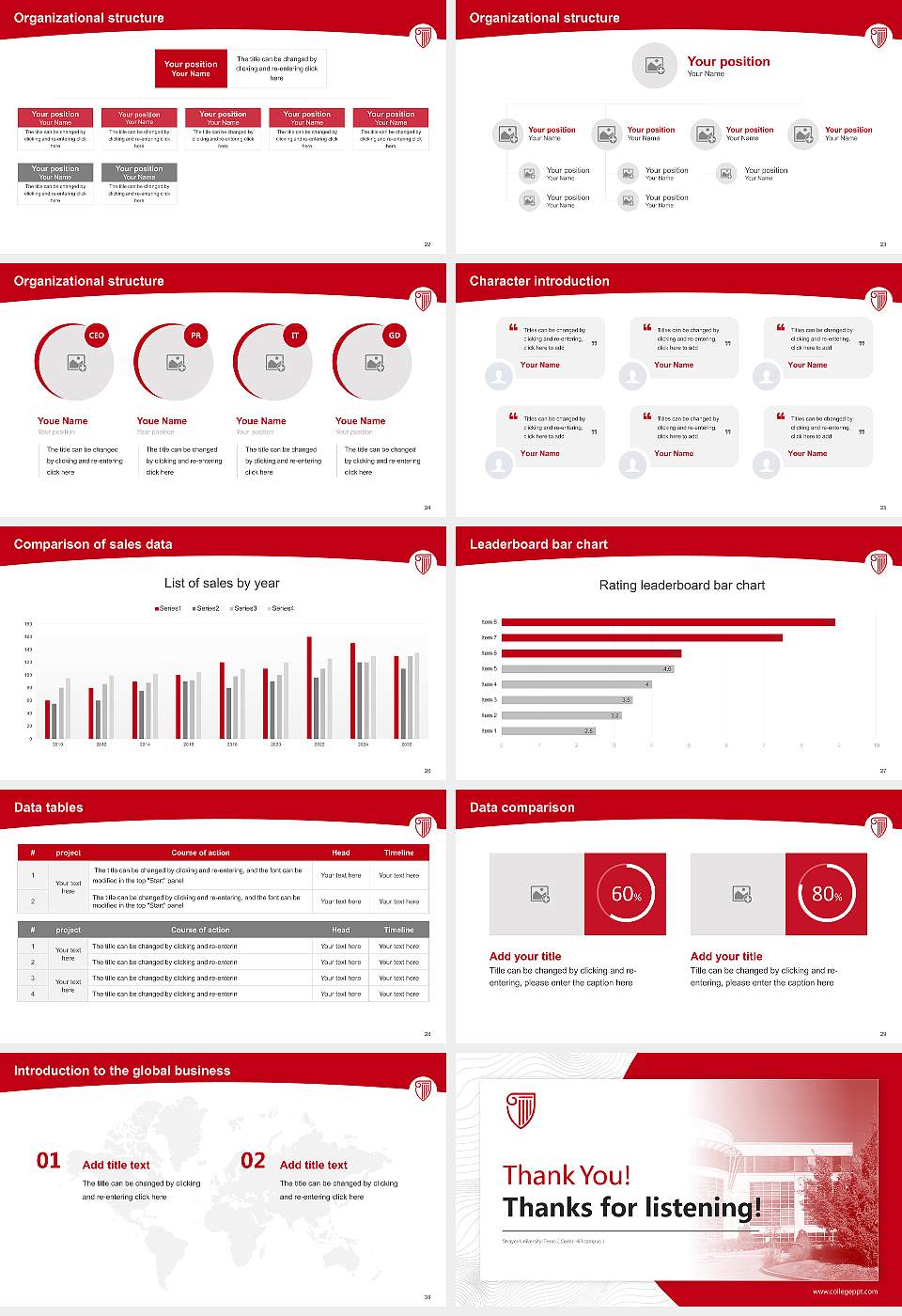 Strayer University-Texas（Cedar Hill campus） Academic Presentation/Research Findings Report PPT Template16:9 ratio PPT effect preview image4
