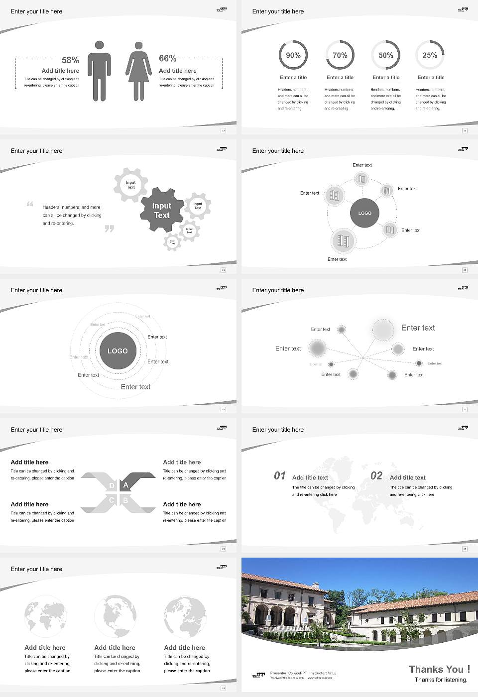 Yeshiva of the Telshe Alumni Course/Courseware Creation PPT Template16:9 ratio PPT effect preview image4