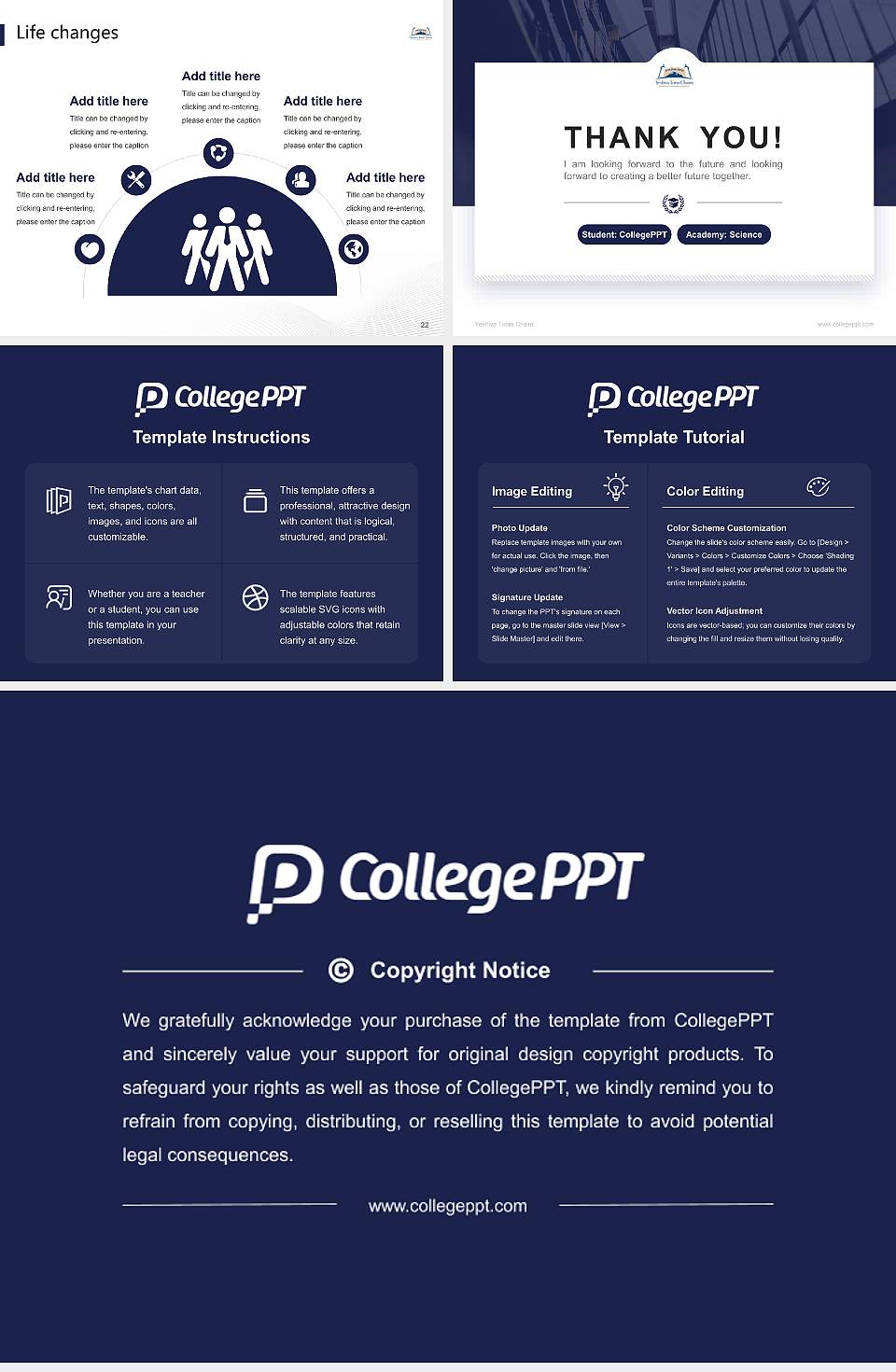 Yeshiva Toras Chaim National Scholarship Defense PPT Template4:3 ratio PPT effect preview image4