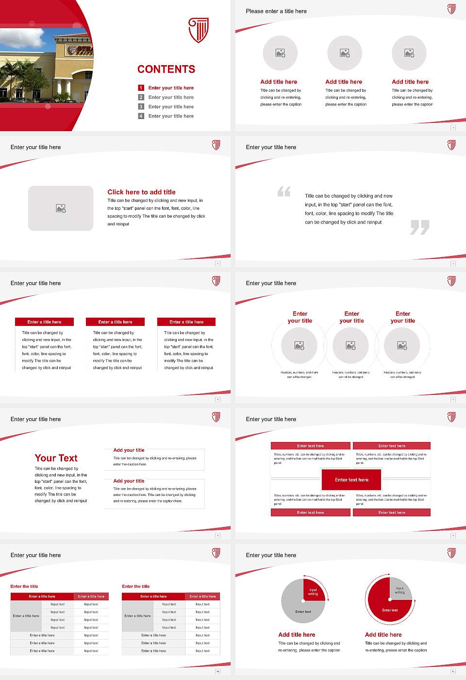 Strayer University-Florida（Miramar campus） Course/Courseware Creation PPT Template16:9 ratio PPT effect preview image2