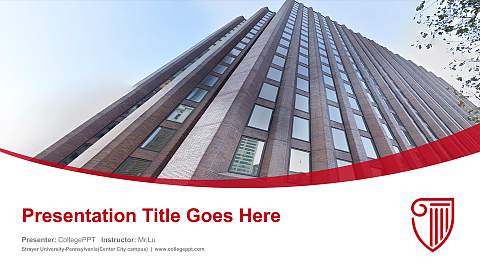 Strayer University-Pennsylvania(Center City campus) Course/Courseware Creation PPT Template