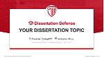 Strayer University-Virginia（Virginia Beach campus） Graduation Thesis Defense PPT Template