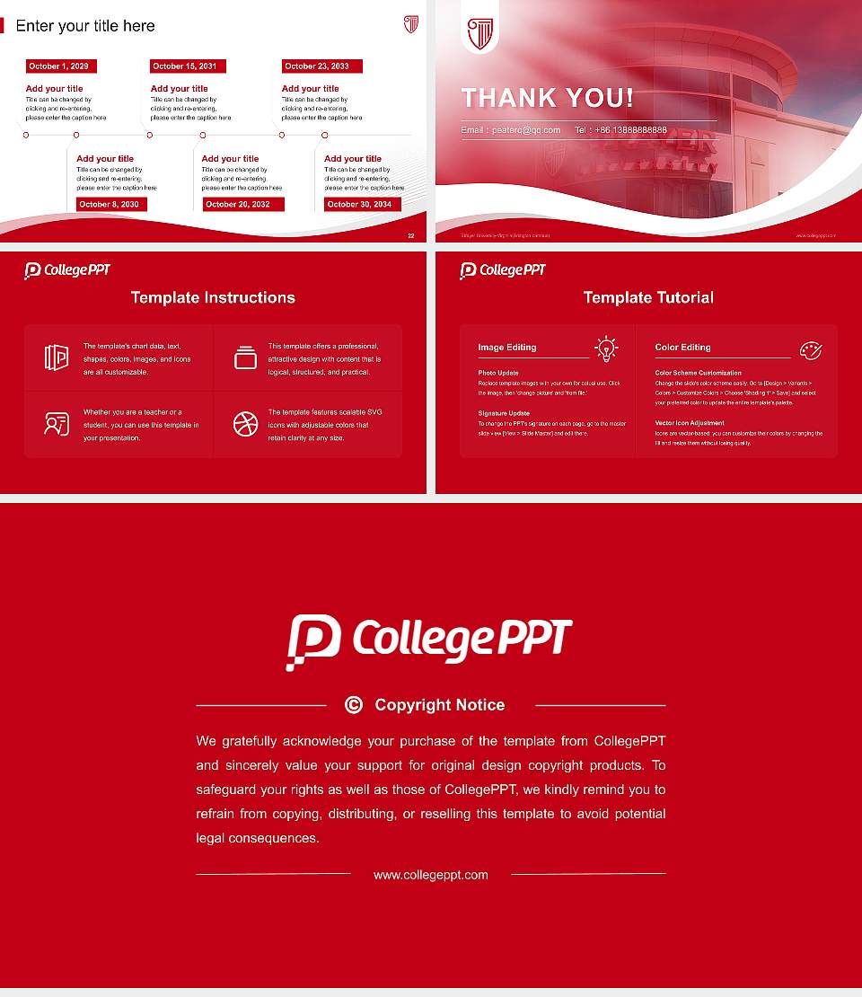 Strayer University-Virginia(Arlington campus) Lecture Sharing and Networking Event PPT Template16:9 ratio PPT effect preview image4