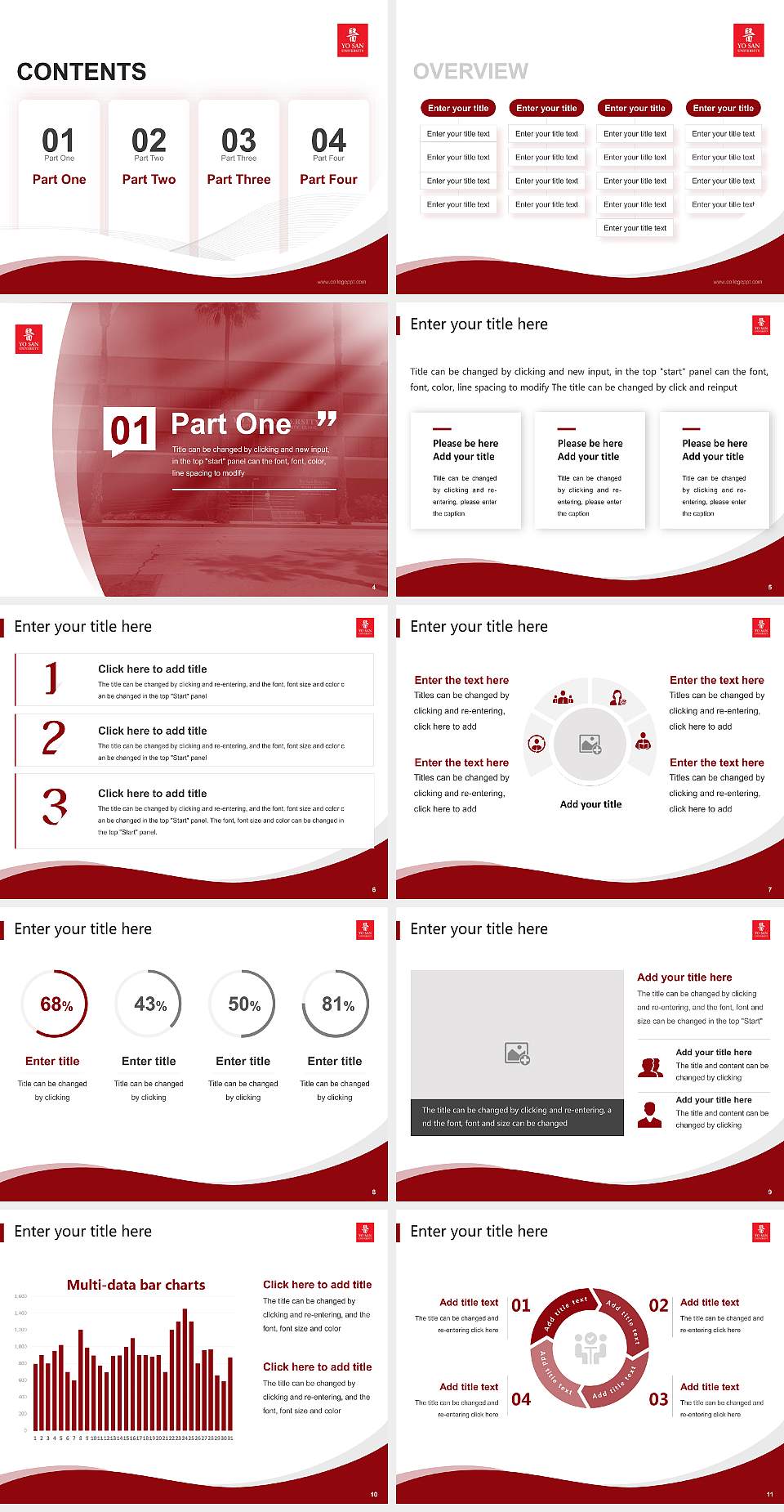 Yo San University of Traditional Chinese Medicine Lecture Sharing and Networking Event PPT Template4:3 ratio PPT effect preview image2